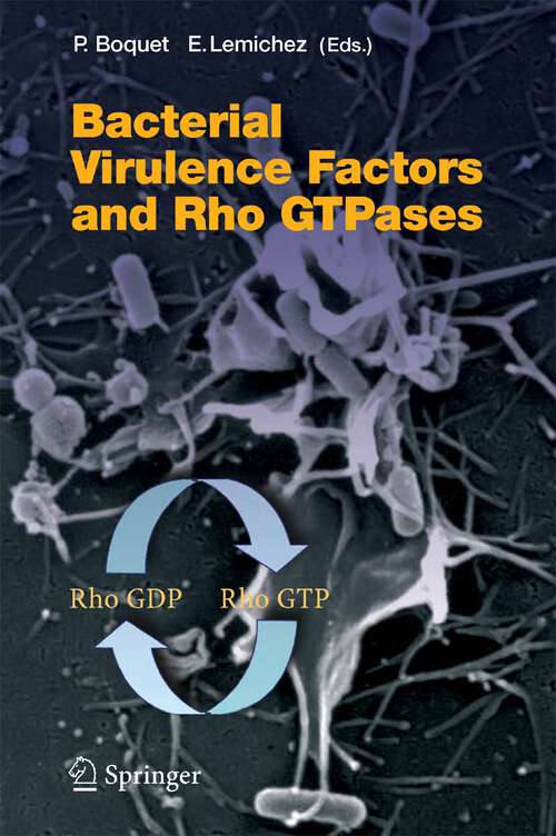 Book cover of Bacterial Virulence Factors and Rho GTPases (2005) (Current Topics in Microbiology and Immunology #291)