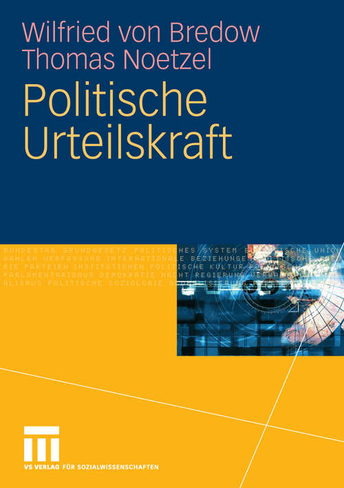 Book cover of Politische Urteilskraft (2009)