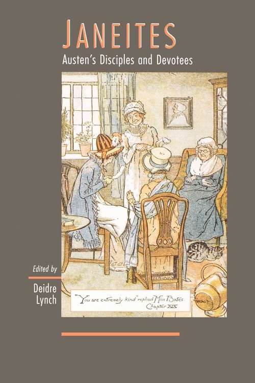 Book cover of Janeites: Austen’s Disciples and Devotees