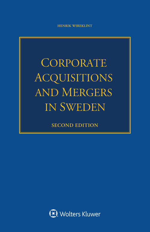 Book cover of Corporate Acquisitions and Mergers in Sweden (2)