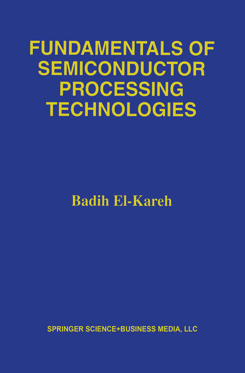 Book cover of Fundamentals of Semiconductor Processing Technology (1995)