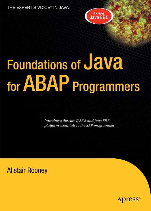 Book cover of Foundations of Java for ABAP Programmers (1st ed.)