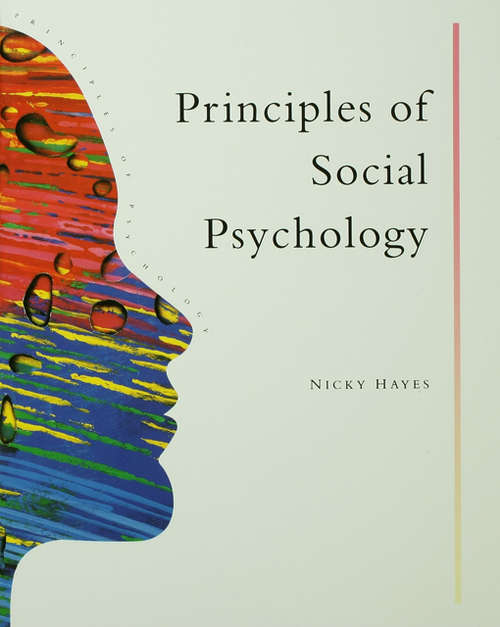 Book cover of Principles Of Social Psychology