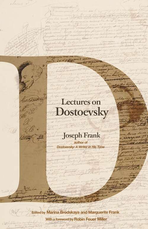 Book cover of Lectures on Dostoevsky