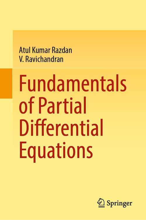 Book cover of Fundamentals of Partial Differential Equations (1st ed. 2022)