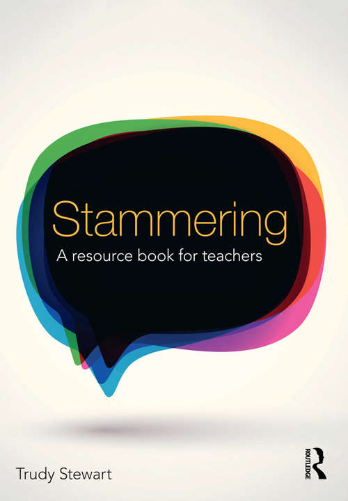 Book cover of Stammering: A resource book for teachers