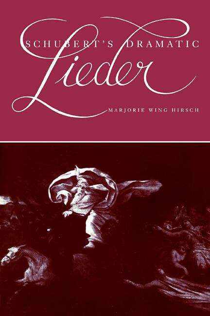 Book cover of Schubert's Dramatic Lieder (PDF)