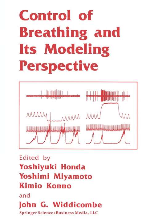 Book cover of Control of Breathing and Its Modeling Perspective (1992)