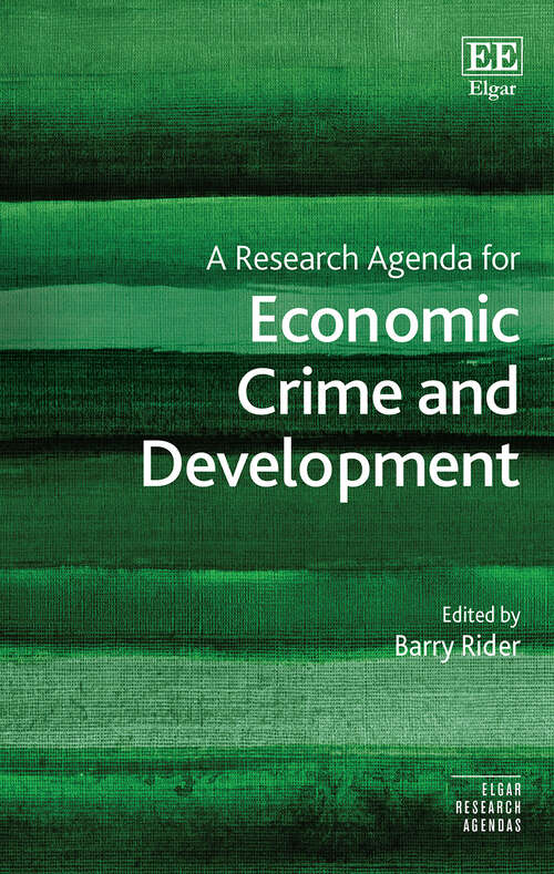 Book cover of A Research Agenda for Economic Crime and Development (Elgar Research Agendas)