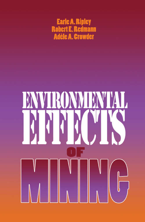 Book cover of Environmental Effects of Mining