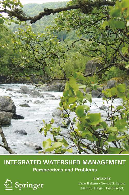 Book cover of Integrated Watershed Management: Perspectives and Problems (2010)