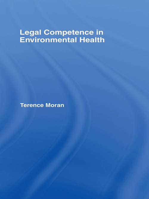 Book cover of Legal Competence in Environmental Health