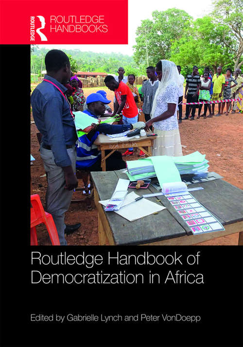 Book cover of Routledge Handbook of Democratization in Africa