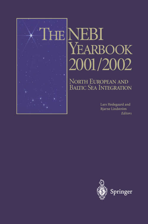 Book cover of The NEBI YEARBOOK 2001/2002: North European and Baltic Sea Integration (2002)