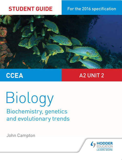 Book cover of CCEA A2 Unit 2 Biology Student Guide: Biochemistry, Genetics and Evolutionary Trends (PDF)