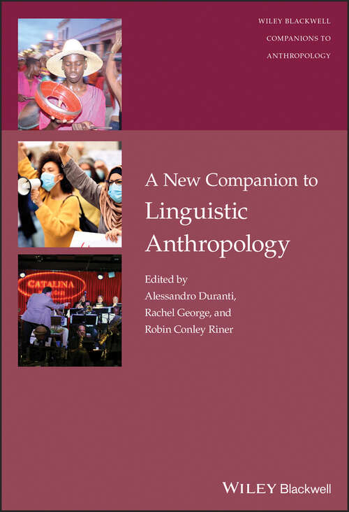 Book cover of A New Companion to Linguistic Anthropology (Wiley Blackwell Companions to Anthropology)