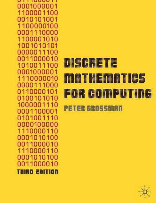 Book cover of Discrete Mathematics for Computing (PDF)