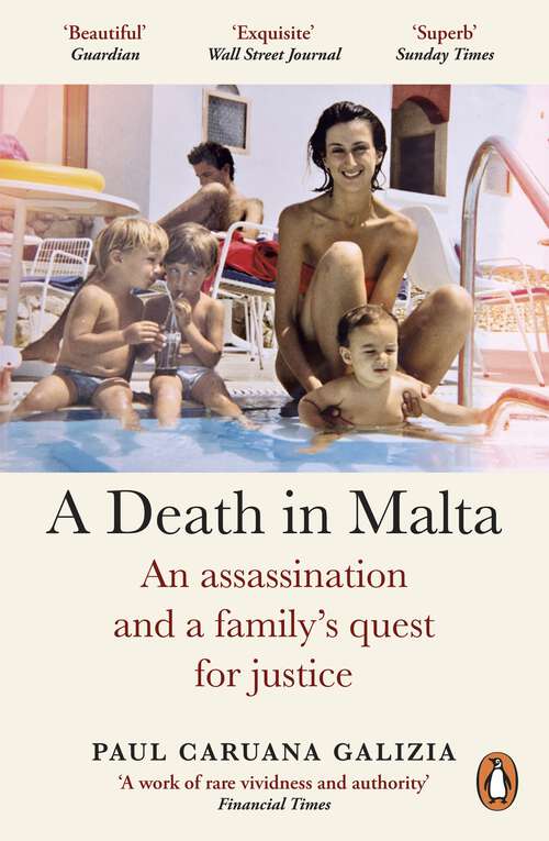 Book cover of A Death in Malta: An assassination and a family’s quest for justice