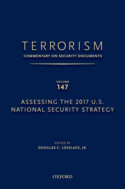 Book cover of Terrorism: Assessing the 2017 U.S. National Security Strategy (Terrorism: Commentary on Security Documents)
