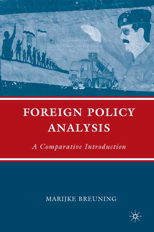 Book cover of Foreign Policy Analysis: A Comparative Introduction (2007)