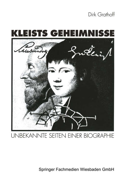 Book cover of Kleists Geheimnisse: Unbekannte Seiten einer Biographie (1993)