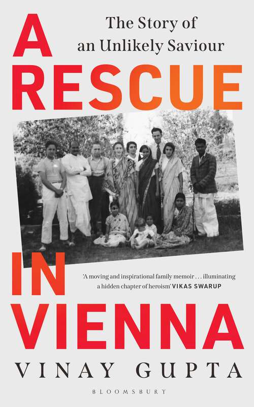 Book cover of A Rescue in Vienna: The Story of an Unlikely Saviour