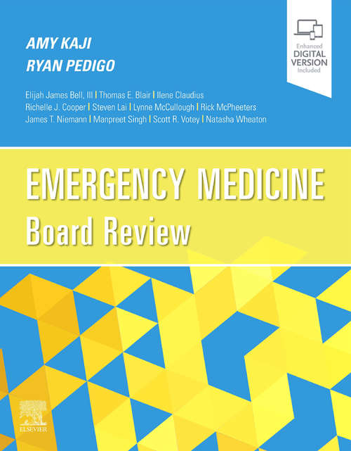 Book cover of Emergency Medicine Board Review E-Book