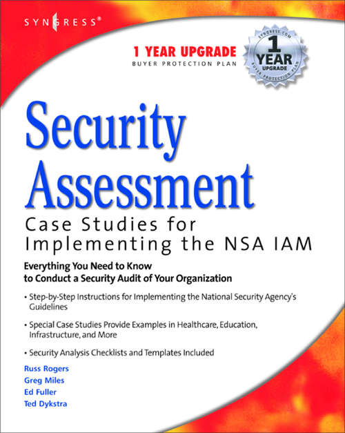 Book cover of Security Assessment: Case Studies for Implementing the NSA IAM
