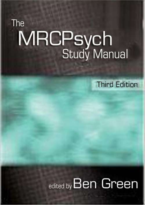 Book cover of The MRCPsych Study Manual (3)