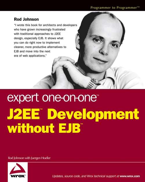 Book cover of Expert One-on-One J2EE Development without EJB