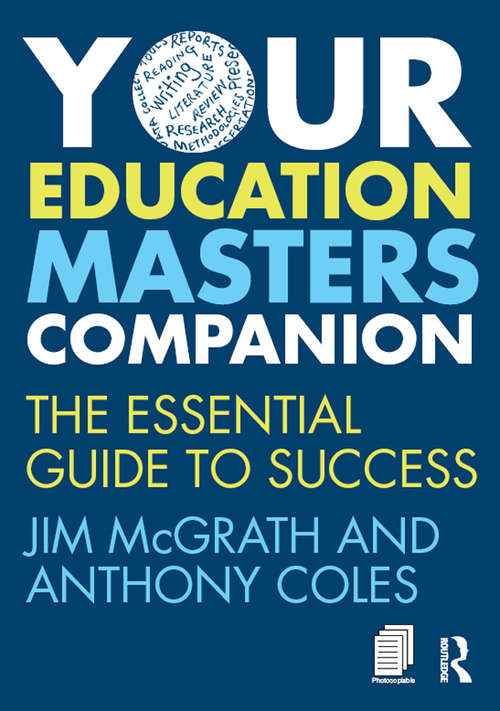 Book cover of Your Education Masters Companion: The essential guide to success