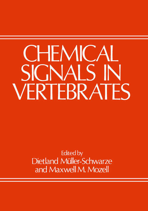 Book cover of Chemical Signals in Vertebrates (1977)
