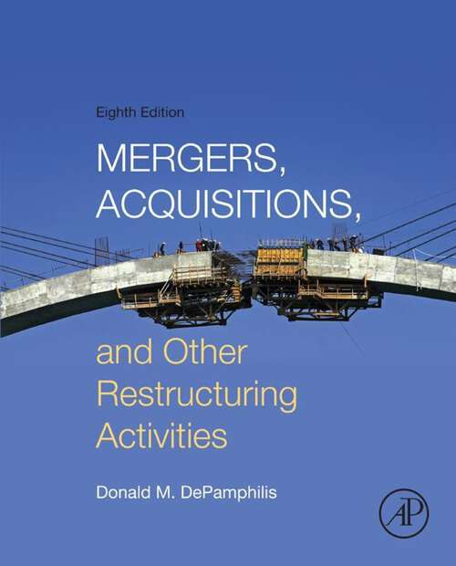 Book cover of Mergers, Acquisitions, and Other Restructuring Activities (8)