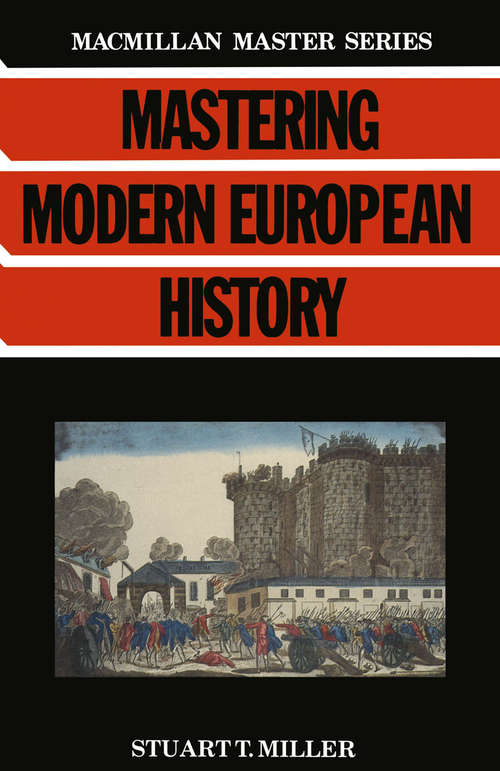 Book cover of Mastering Modern European History (1st ed. 1988)