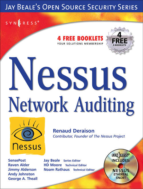 Book cover of Nessus Network Auditing: Jay Beale Open Source Security Series
