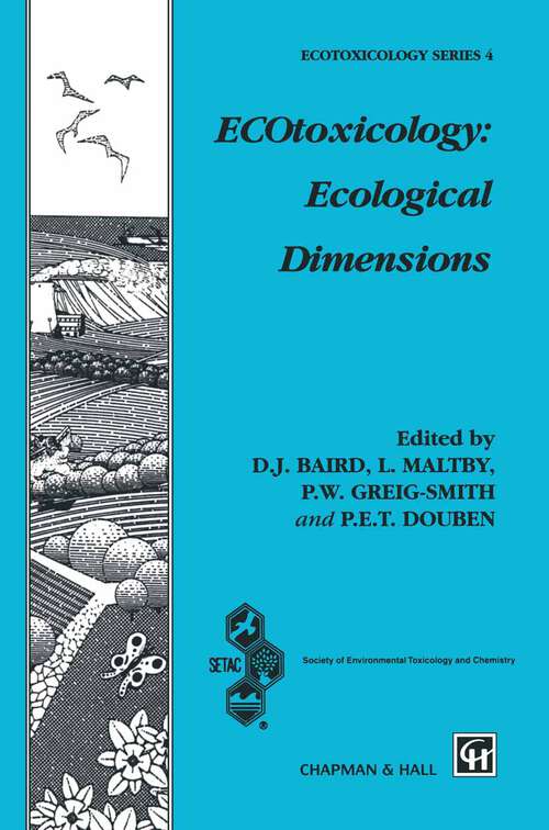 Book cover of ECOtoxicology: Ecological Dimensions (1996) (Ettore Majorana International Science Series)