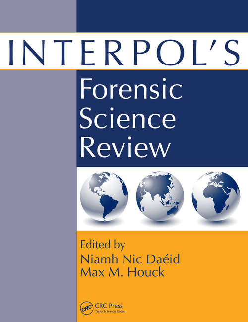 Book cover of Interpol's Forensic Science Review