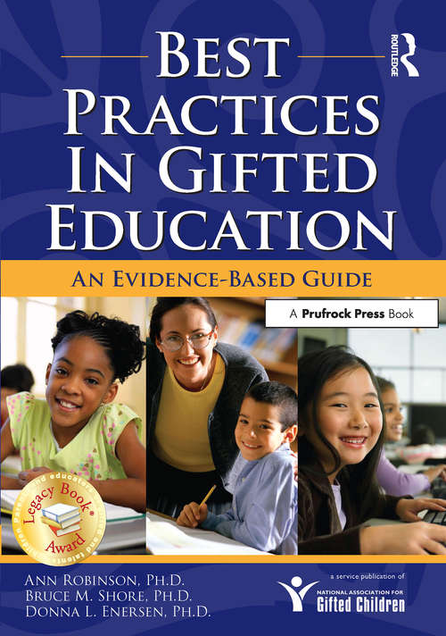 Book cover of Best Practices in Gifted Education: An Evidence-Based Guide