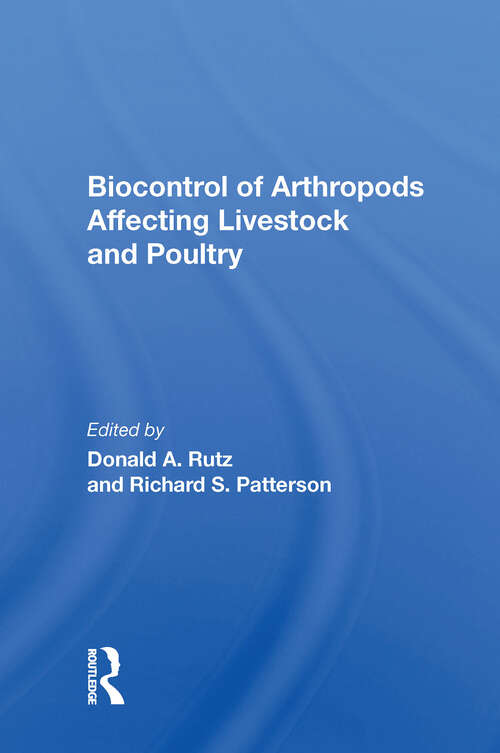 Book cover of Biocontrol Of Arthropods Affecting Livestock And Poultry