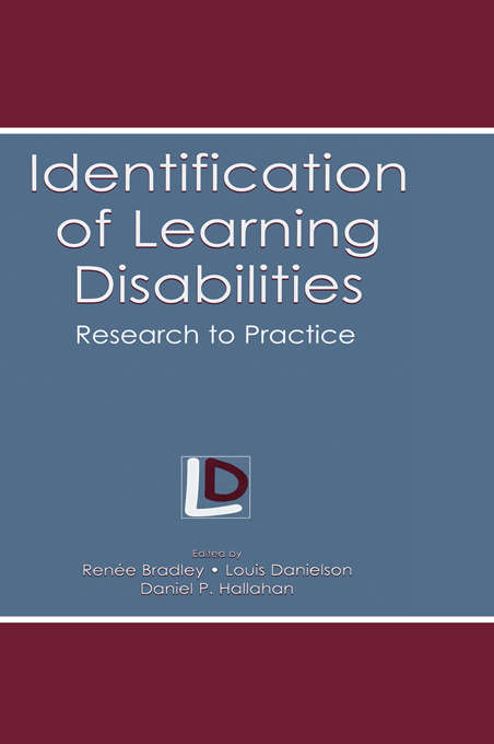 Book cover of Identification of Learning Disabilities: Research To Practice (The LEA Series on Special Education and Disability)