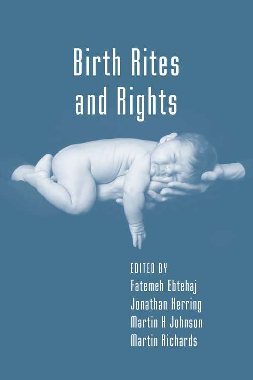 Book cover of Birth Rites and Rights