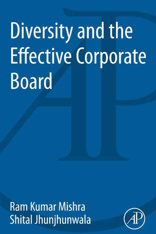 Book cover of Diversity and the Effective Corporate Board