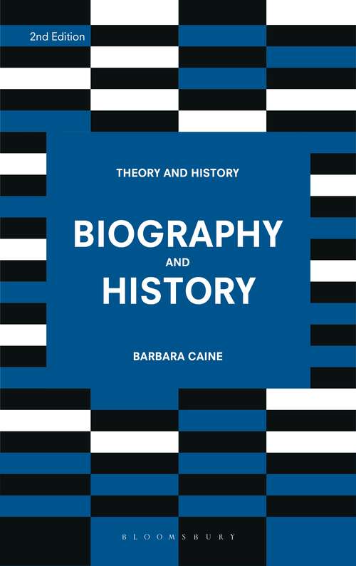Book cover of Biography and History (Theory and History)