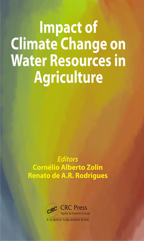 Book cover of Impact of Climate Change on Water Resources in Agriculture
