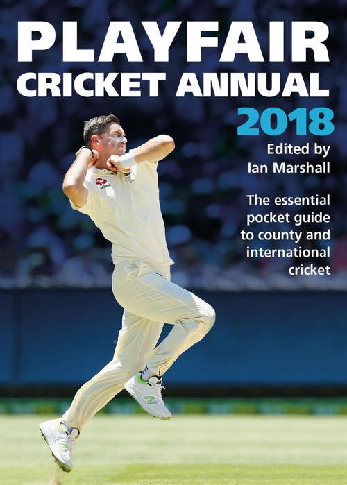 Book cover of Playfair Cricket Annual 2018