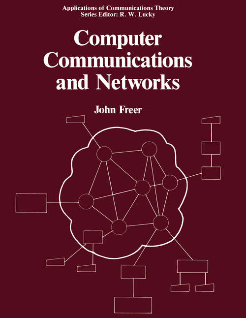 Book cover of Computer Communications and Networks (1988) (Applications of Communications Theory)