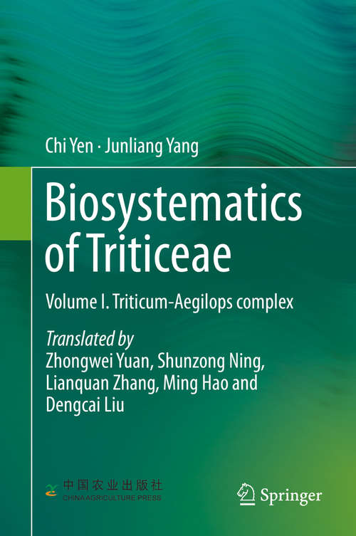 Book cover of Biosystematics of Triticeae: Volume I. Triticum-Aegilops complex (1st ed. 2020)