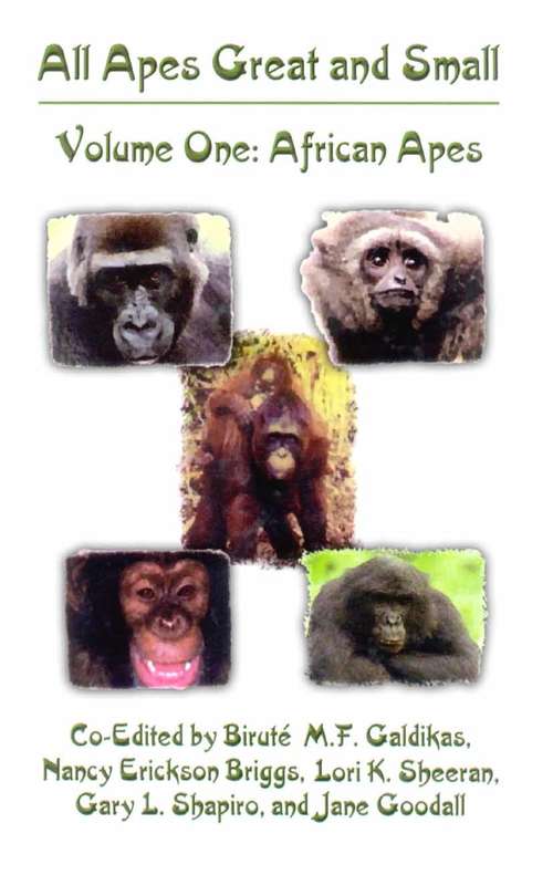 Book cover of All Apes Great and Small: Volume 1: African Apes (2001) (Developments in Primatology: Progress and Prospects)