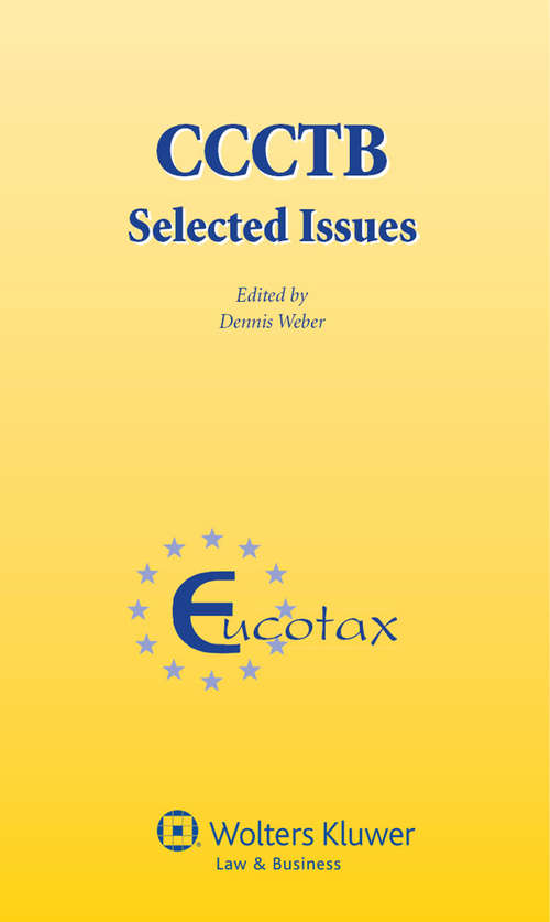 Book cover of CCCTB: Selected Issues