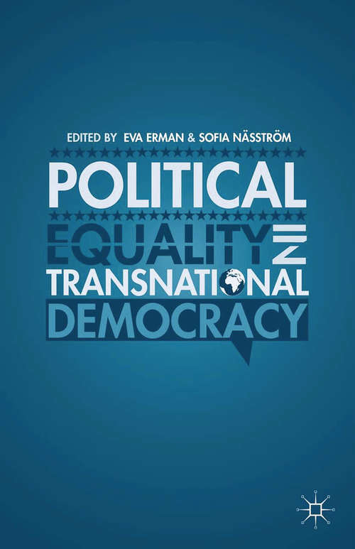 Book cover of Political Equality in Transnational Democracy (2013)